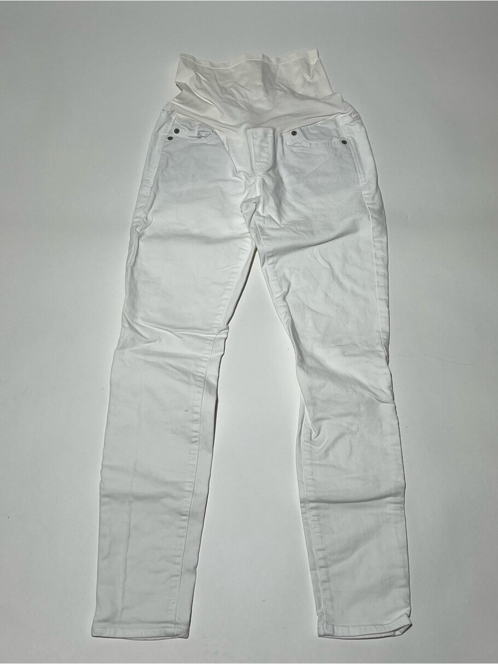 Gap 1969 Maternity White Jeans Size 26